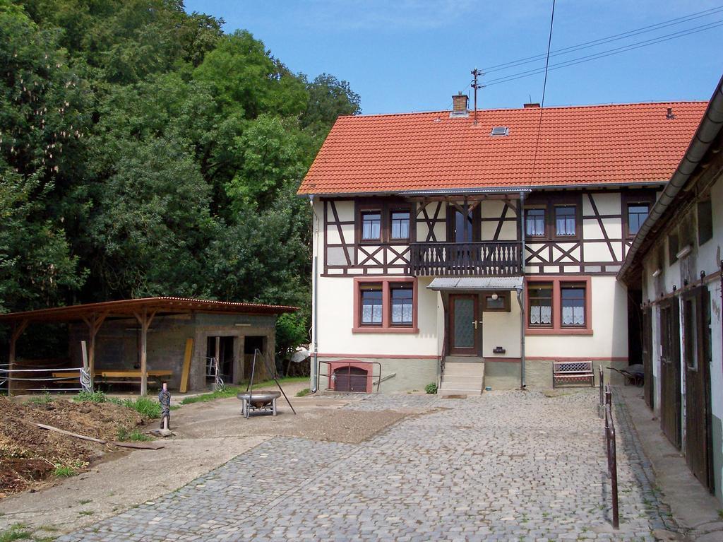 Villa Pferdehof Und Wanderreitstation Doersam Mörlenbach Exterior foto